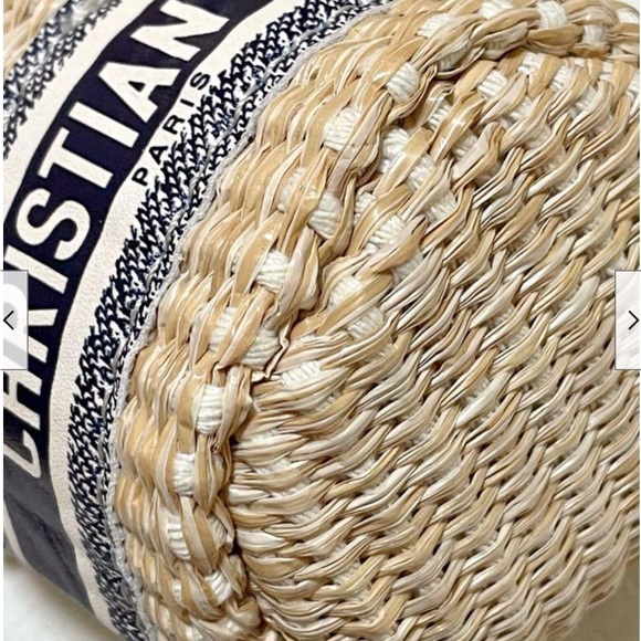 Christian Dior Straw pouch mini shoulder bag VIP Limited New Rare CD - Picture 7 of 14